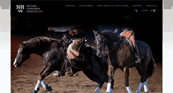 Desktop Screenshot of naturalhorsemansaddles.com